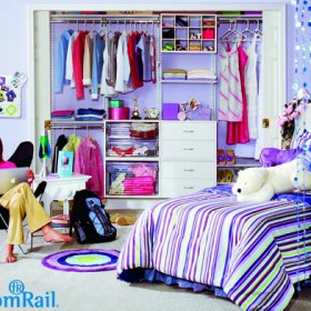 FreedomRail Girls Closet Design